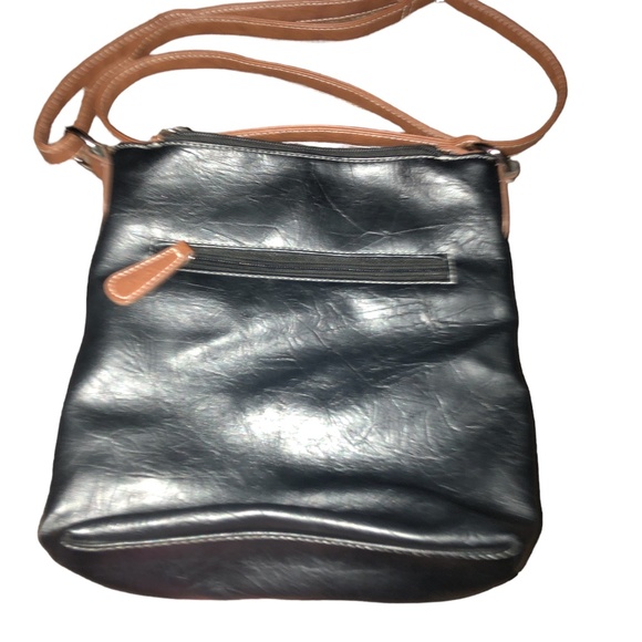 Stone and Company black and brown Crossbody bag or shoulder bag - Picture 2 of 4